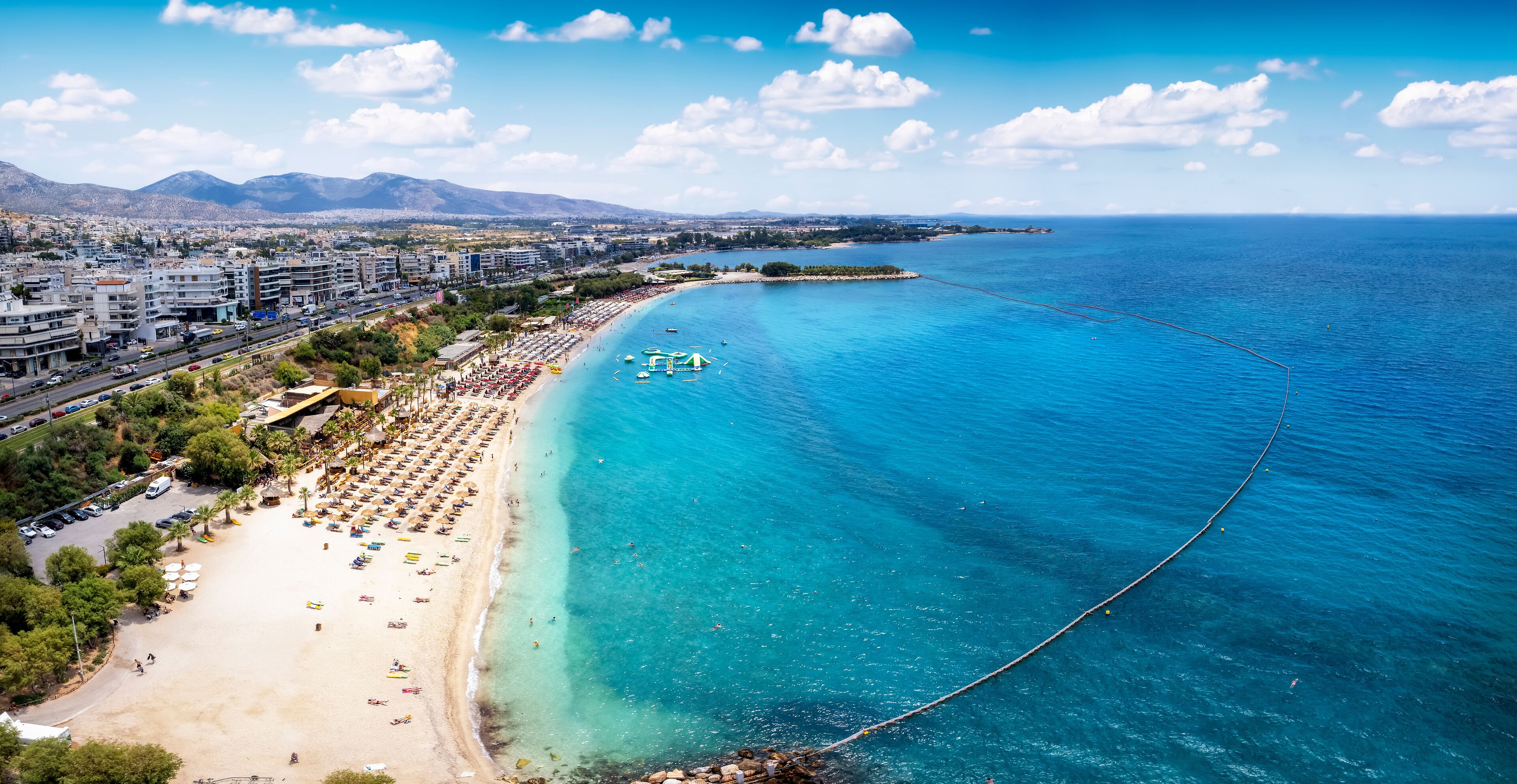 Astric SeaView penthouse view over Alimos and the Athens Riviera
